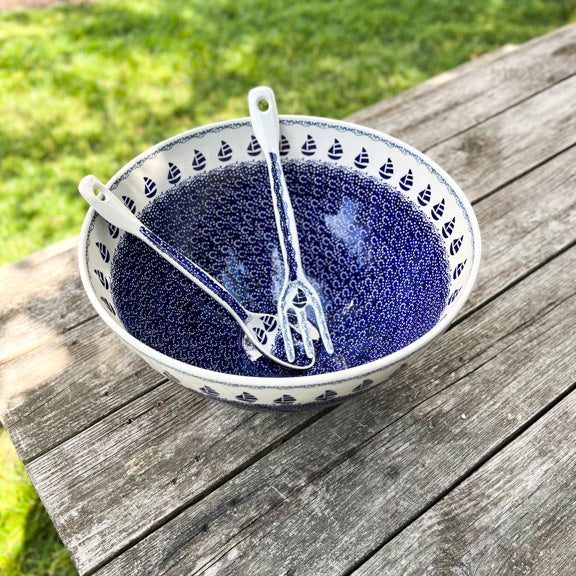 Polish Stoneware Giant Bowl Janelle Imports