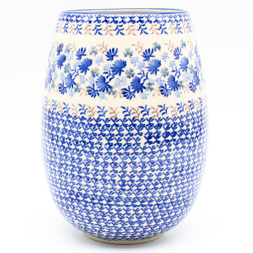 Bouquet Vase in Blue Thistle