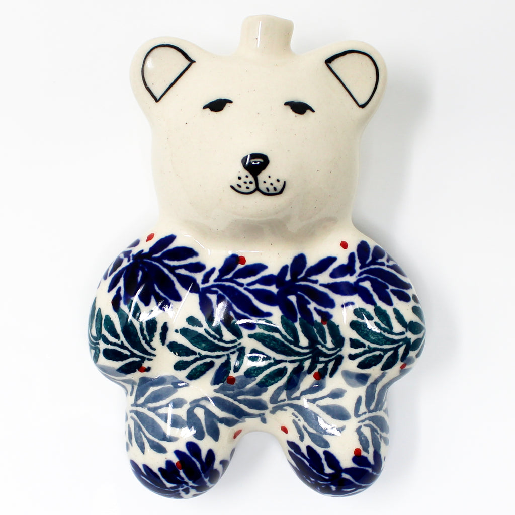 Teddy Bear-Ornament in Spruce Garland