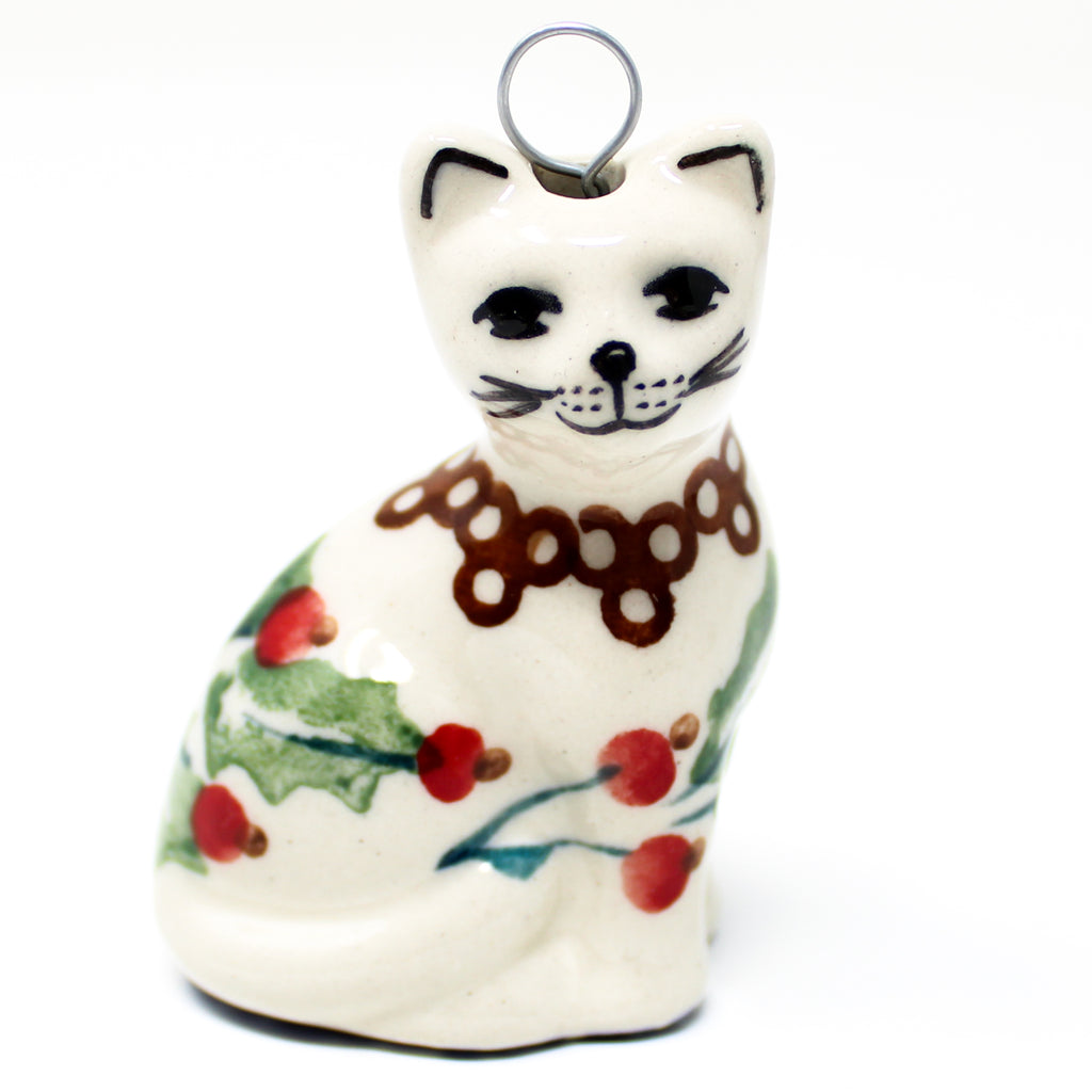 Cat-Ornament in Holly