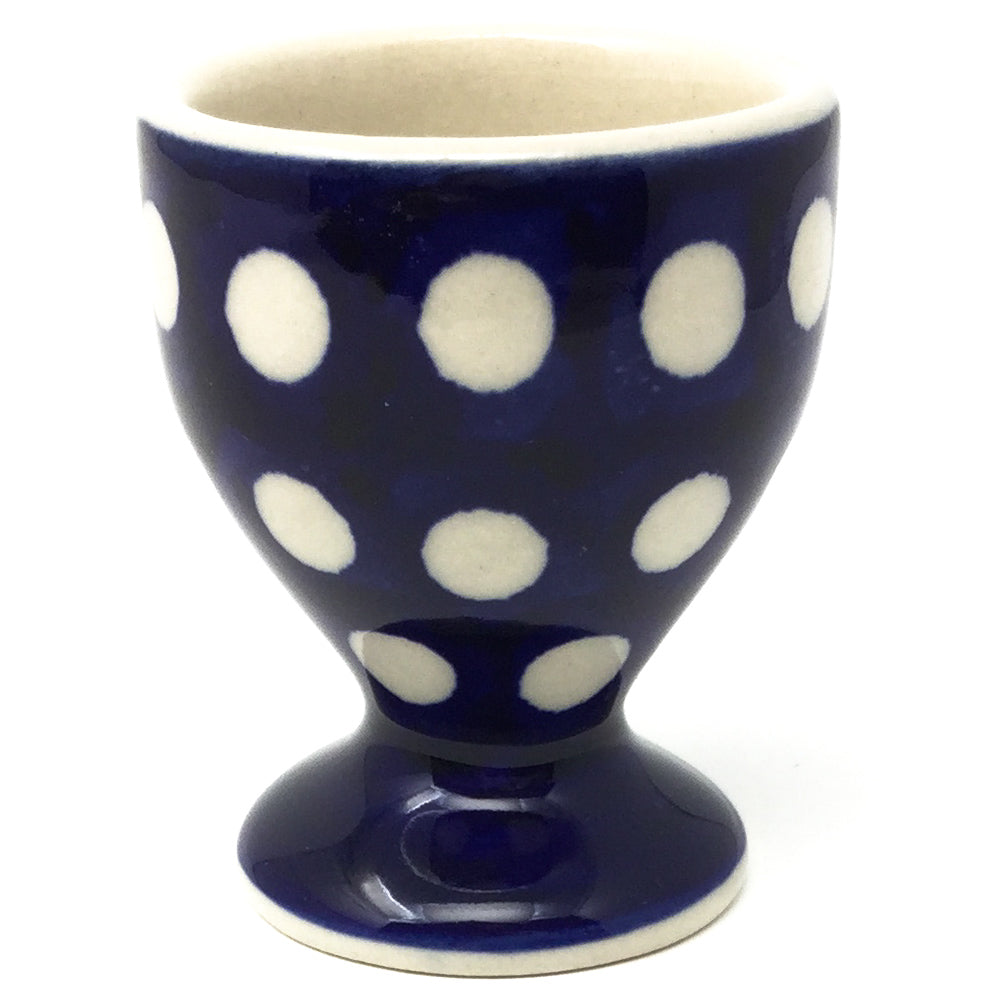 Soft Boiled Egg Cup in White Polka-Dot