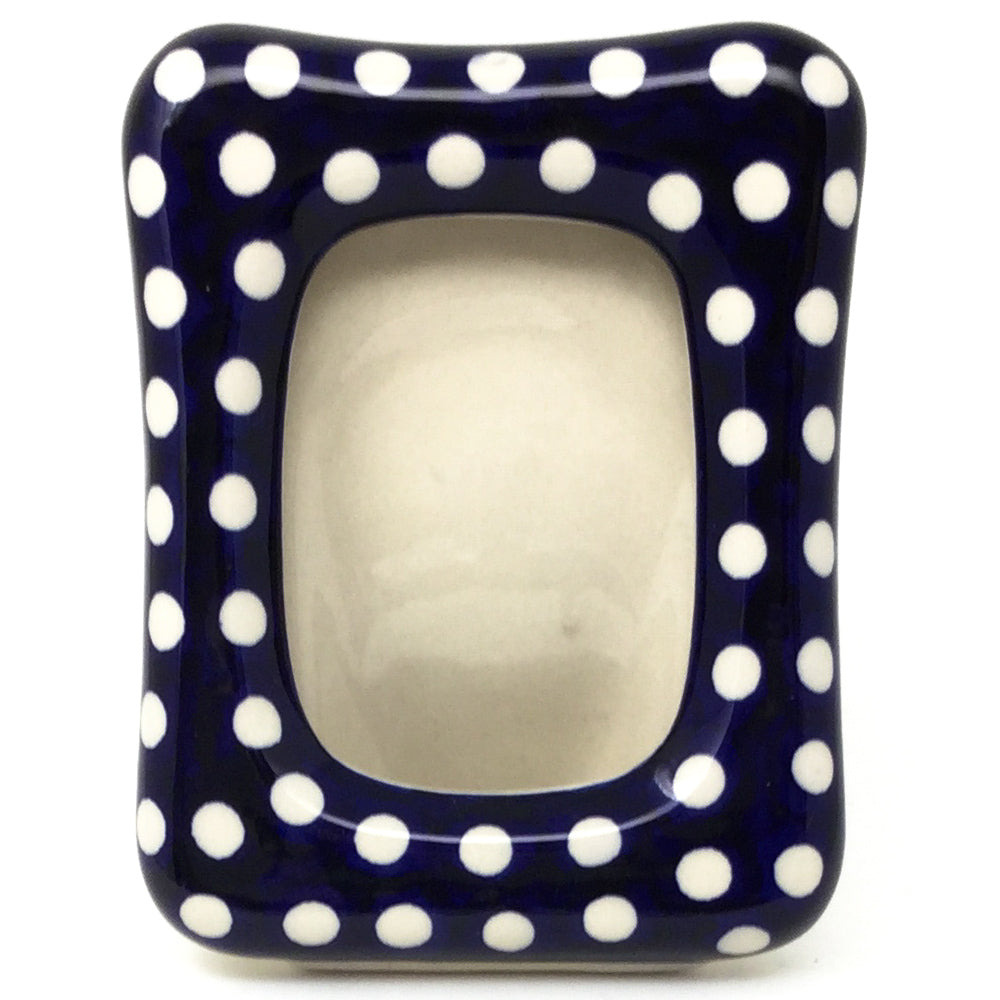 Picture Frame-Miniature in White Polka-Dot