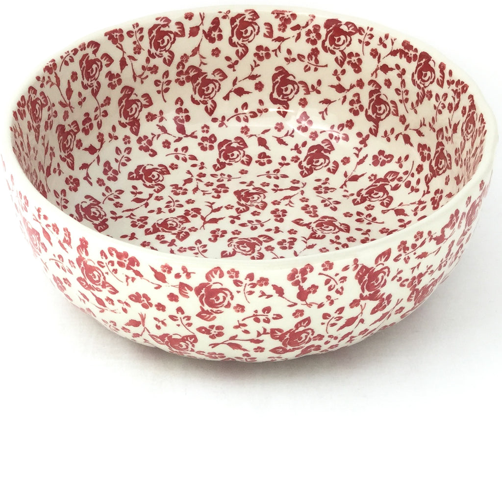 Family Shallow Bowl in Antique Red