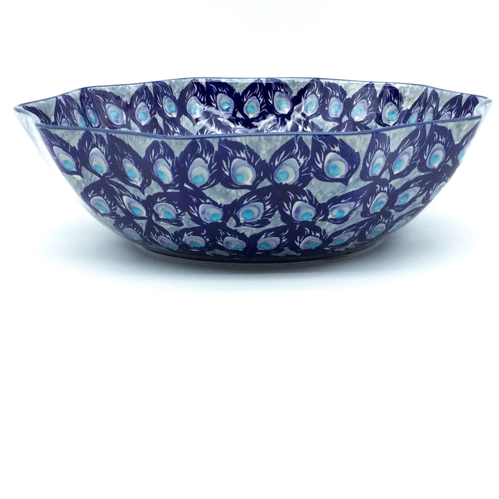 Lg New Kitchen Bowl in Peacock Glory