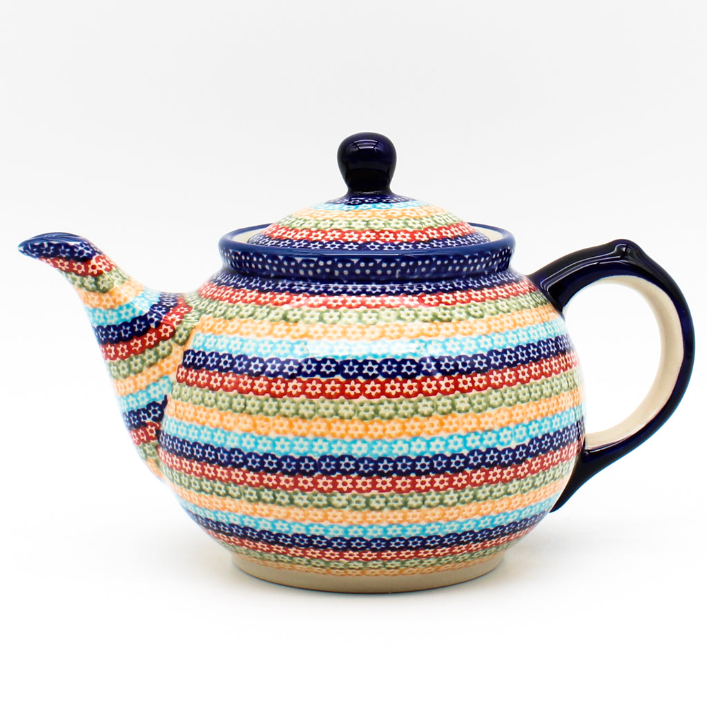 Morning Teapot 1 qt in Multi-Colored Flowers