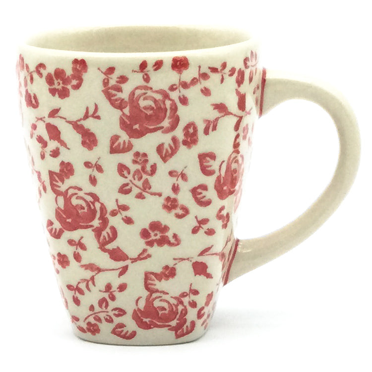 Square Cup 12 oz in Antique Red