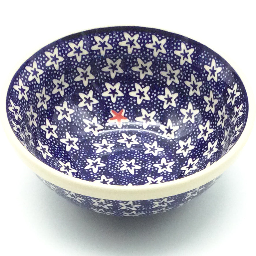 New Soup Bowl 20 oz in Red Starfish