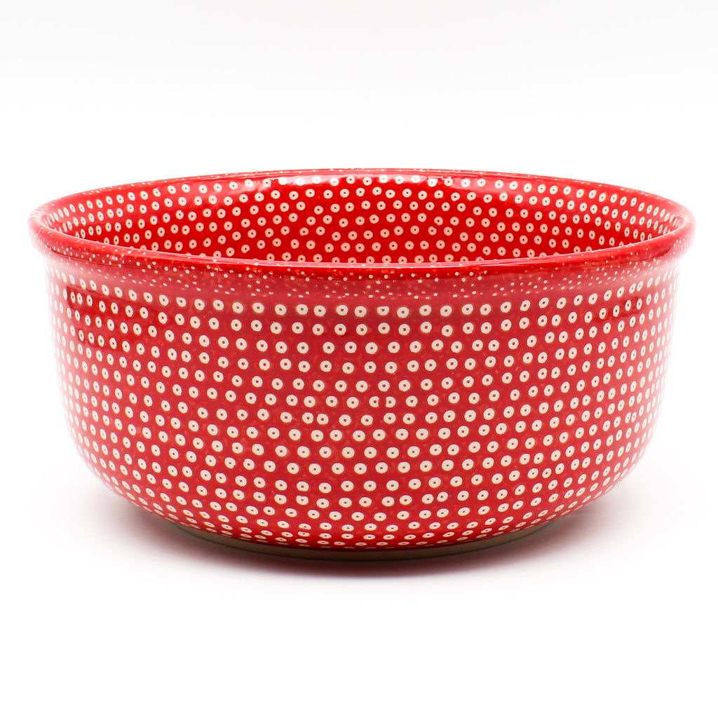 Family Deep Bowl in Red Elegance