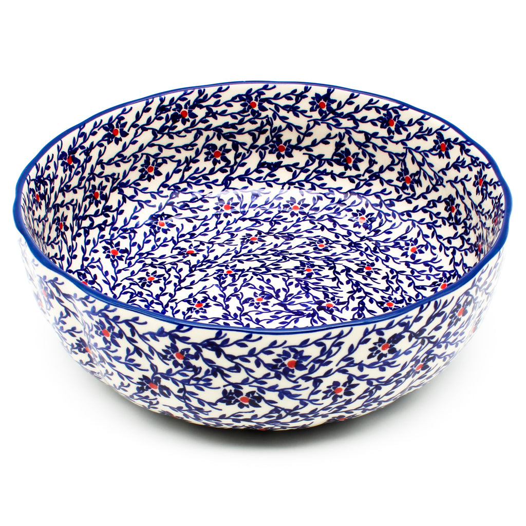 Family Shallow Bowl in Touch of Red