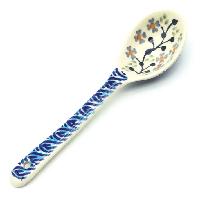 Soup Spoon in Blue Meadow