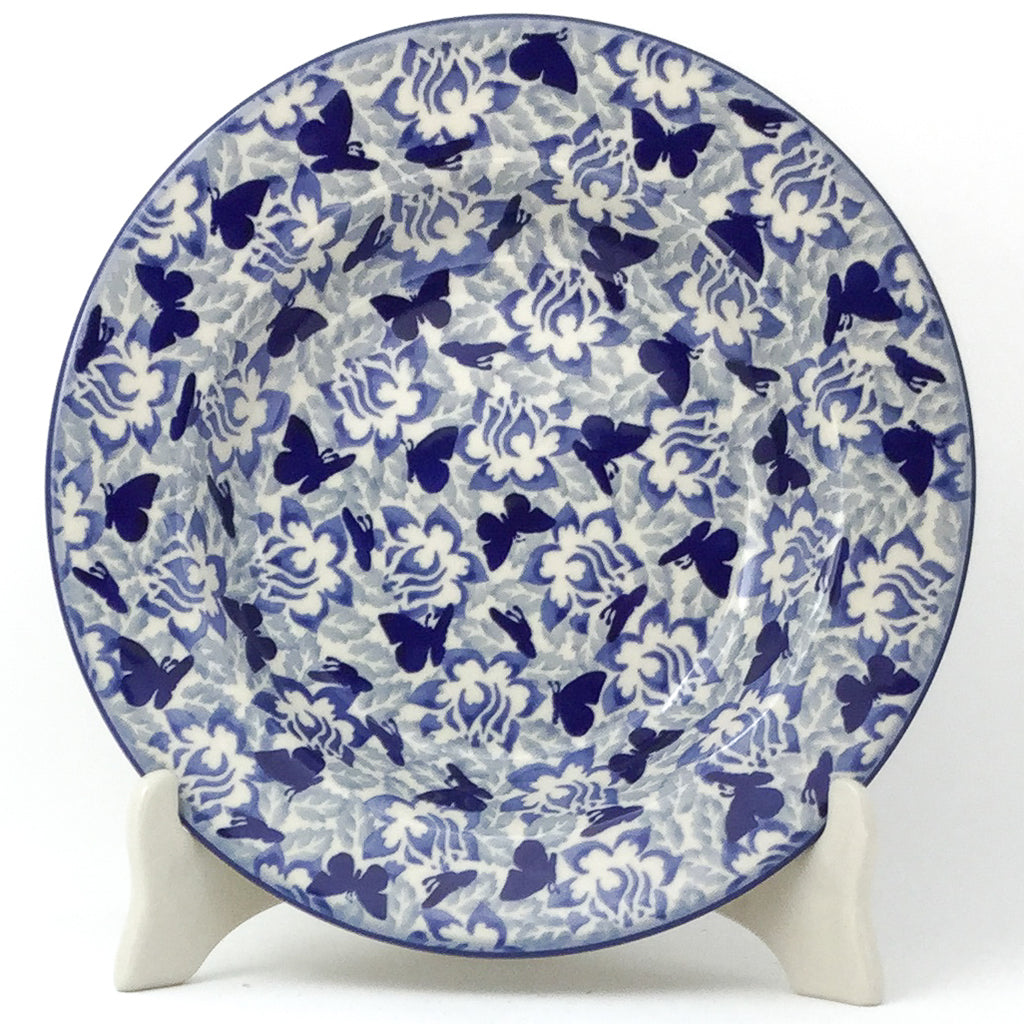 Soup Plate in Blue Butterfly