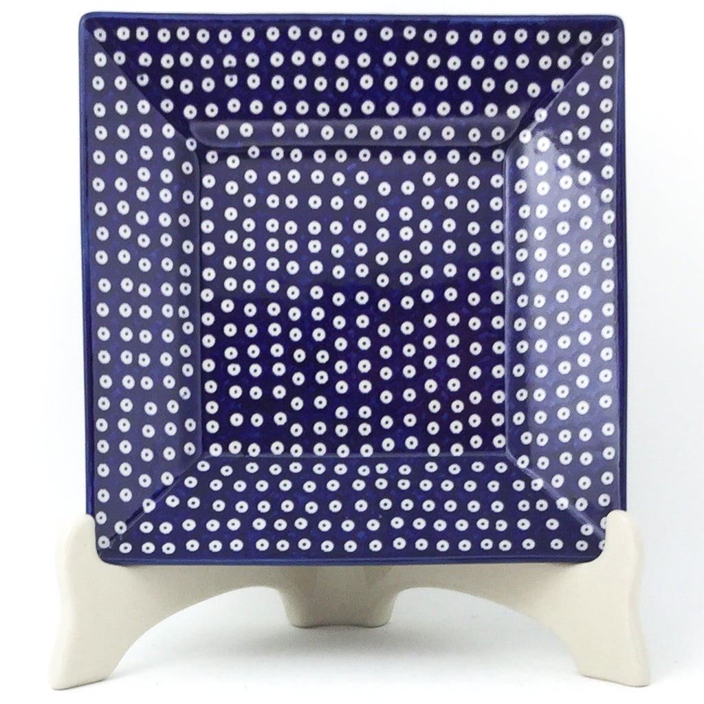 Square Luncheon Plate in Blue Elegance