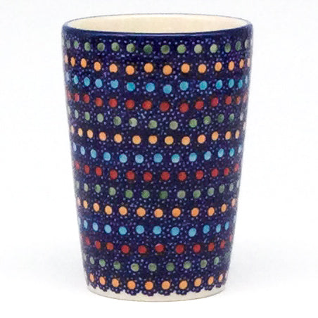 Tumbler/Toothbrush Holder in Multi-Colored Dots