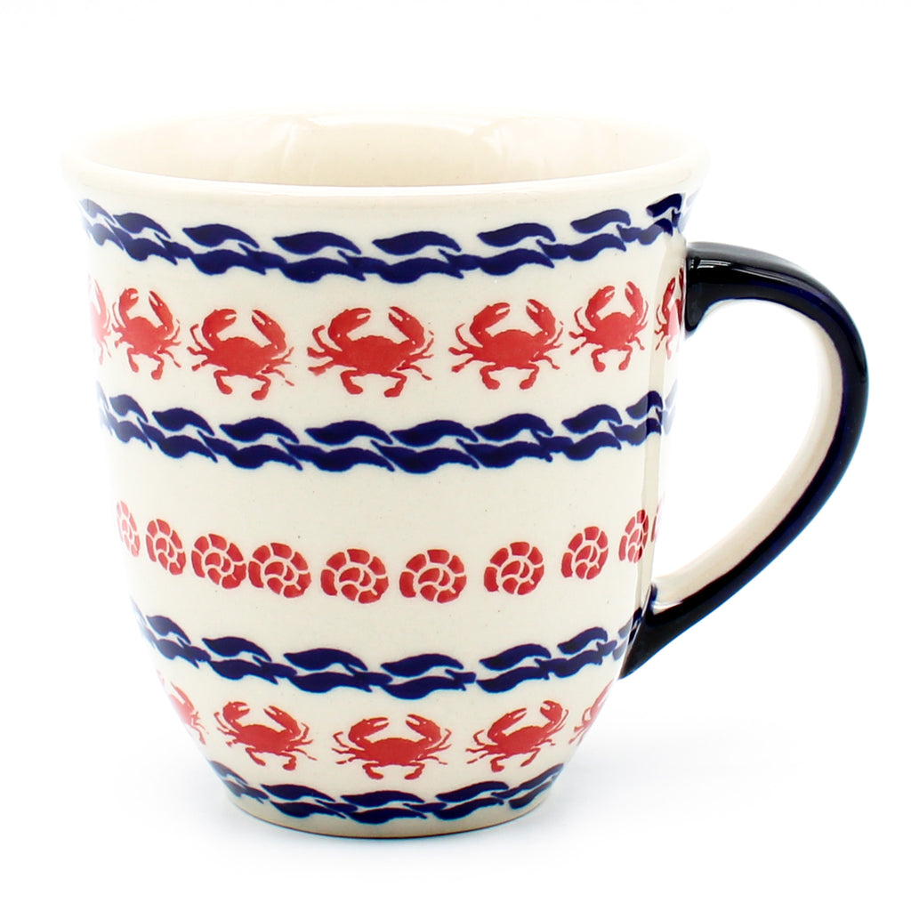 Lg Bistro Cup 16 oz in Red Crab