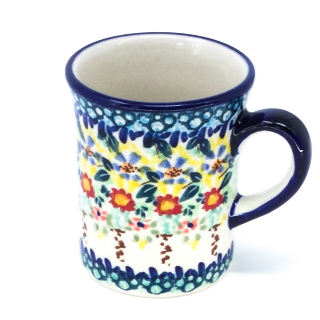 Polish Pottery Espresso Cup 4 oz in Country Fall Country Fall