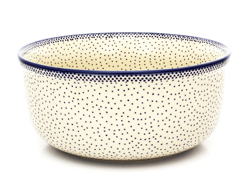 Polish Pottery Lg Deep Bowl in Simple Elegance Simple Elegance
