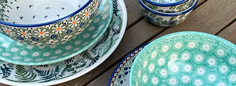 Celebrate Saint Patrick's Day with Manufaktura USA: Enjoy 10% Off Select Patterns of Polish Stoneware!