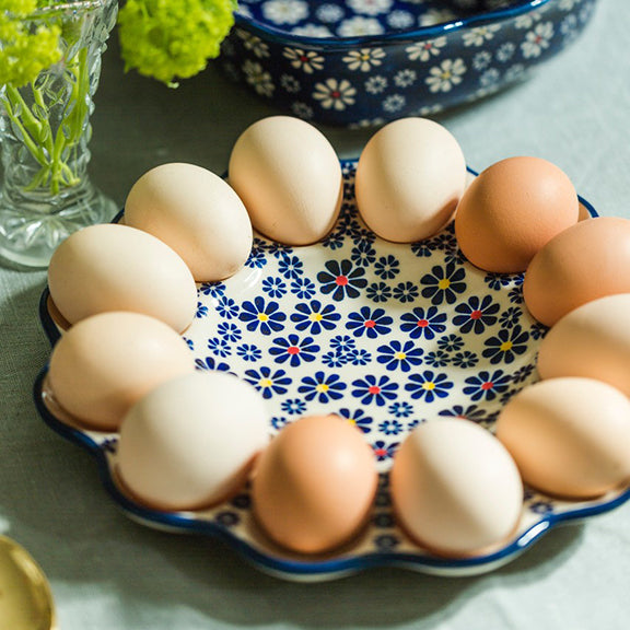 Polish Pottery Deviled Egg Plate - Manufaktura USA