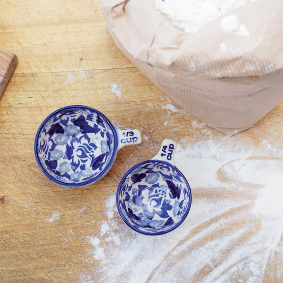Polish Pottery Measuring Cup