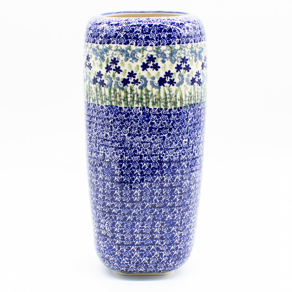 Md Modern Vase in Alpine Blue