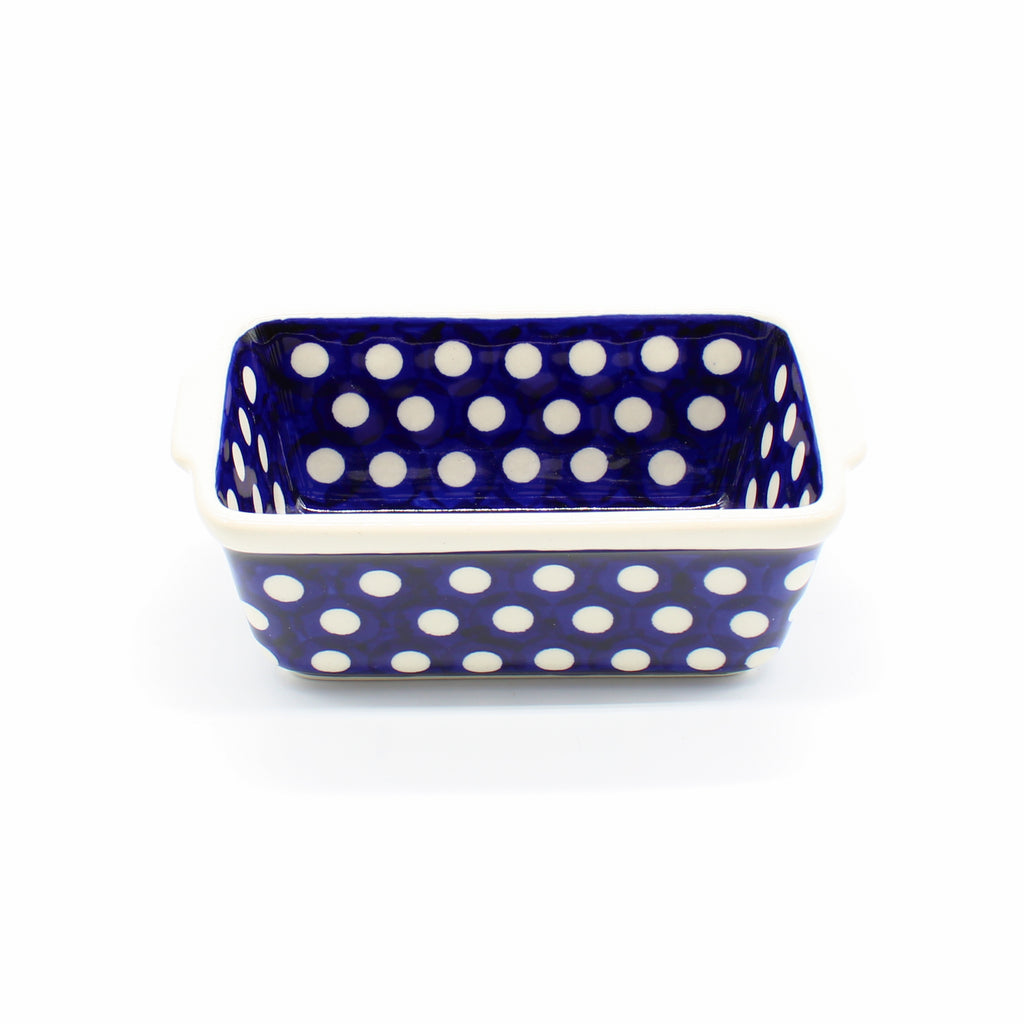 Tiny Bread Baker in White Polka-Dot