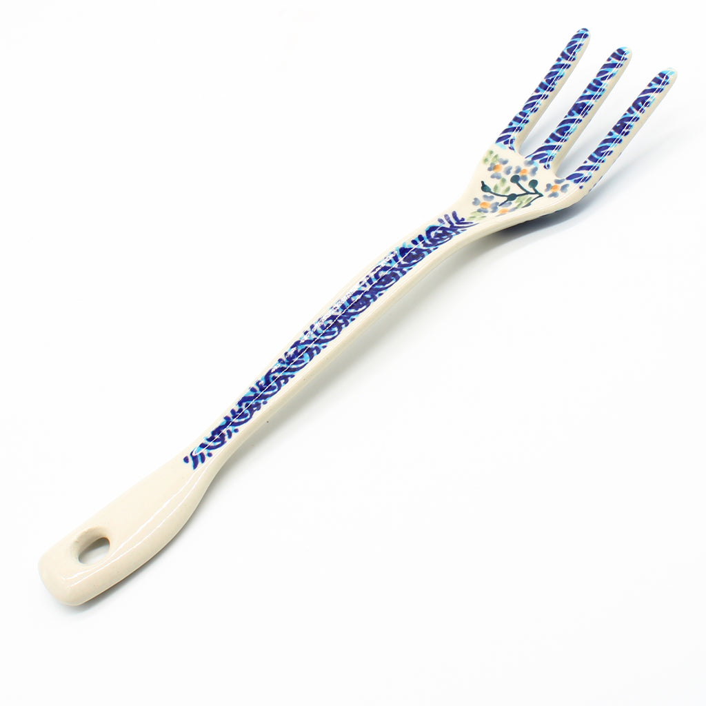 Serving Fork 12" in Blue Meadow