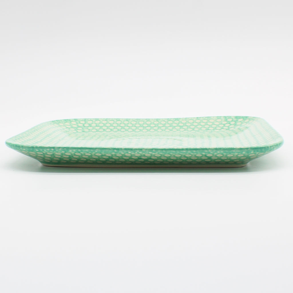 Square Sushi Plate 8.5" in Mint Elegance