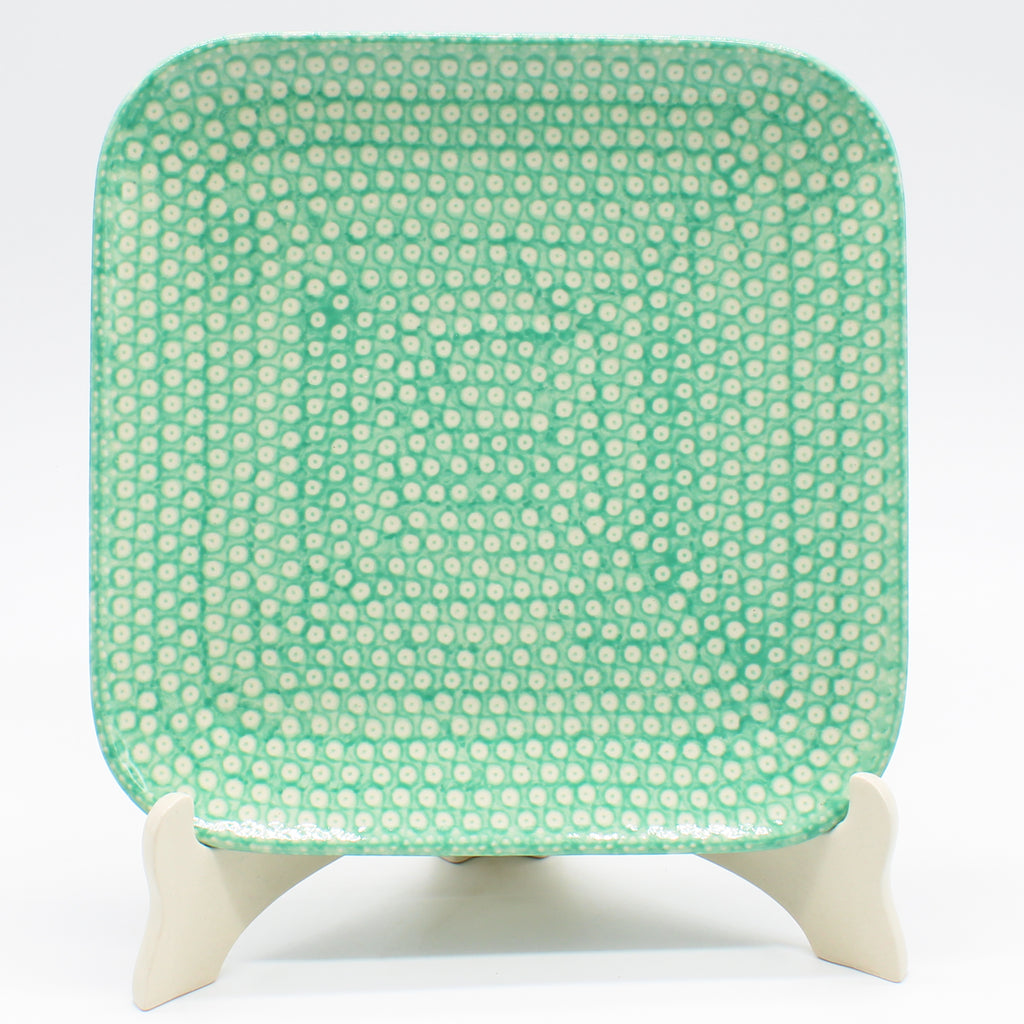 Square Sushi Plate 8.5" in Mint Elegance