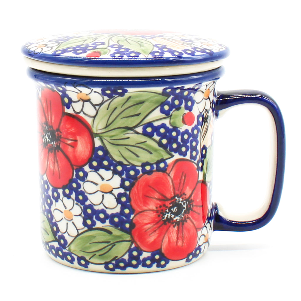 Straight Cup w/Infuser & Cover 12 oz in Endless Garden