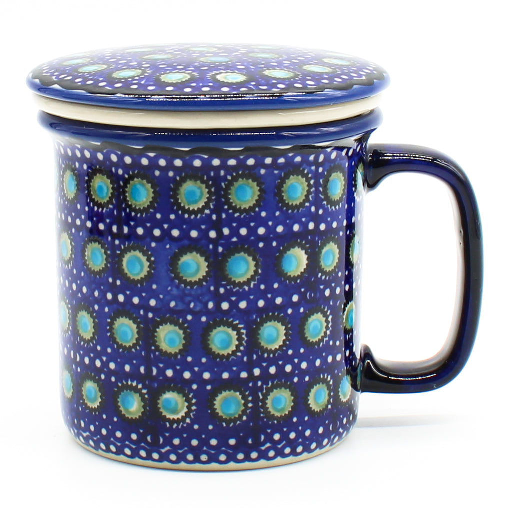 Straight Cup w/Infuser & Cover 12 oz in Blue Moon