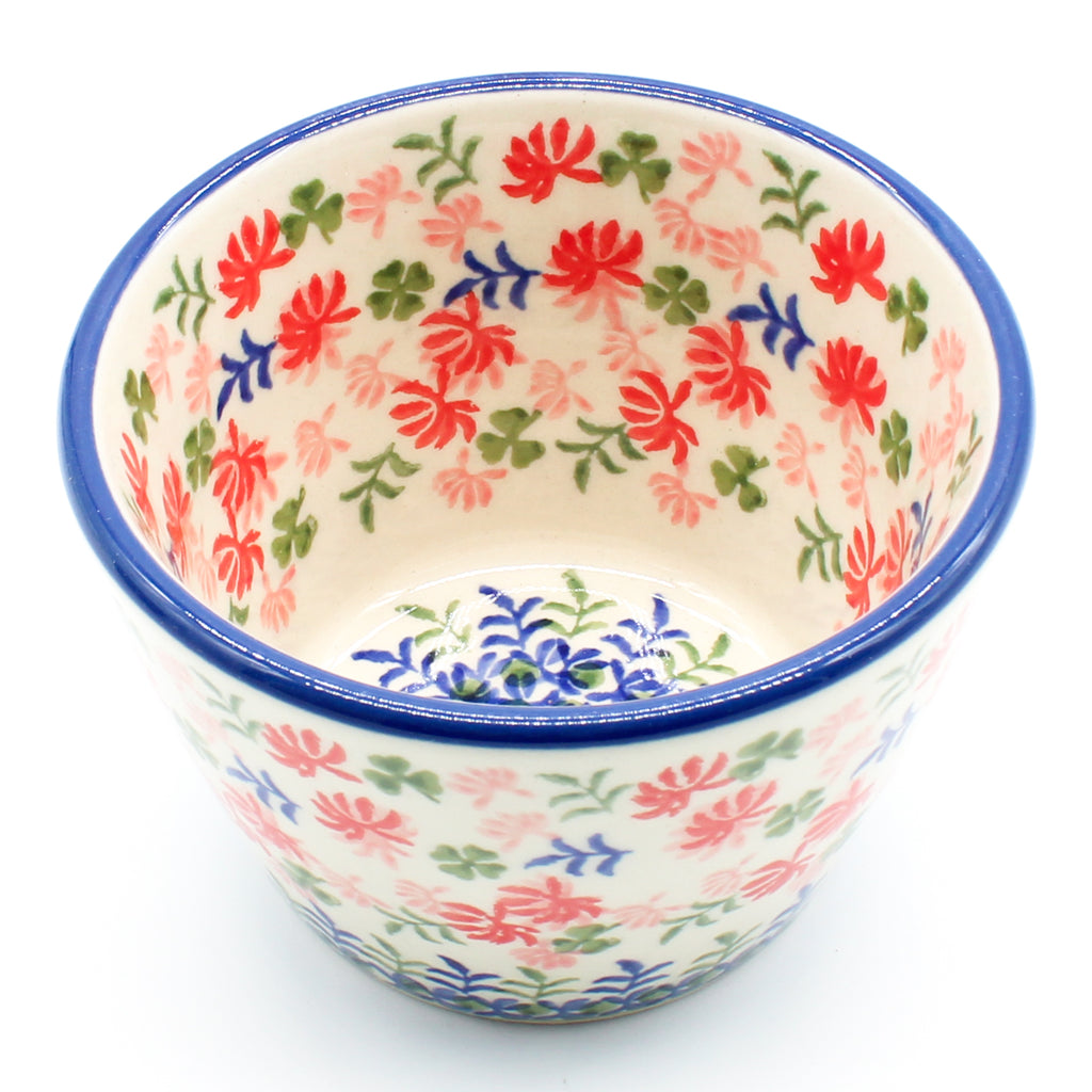 Party Platter Bowl 8 oz in Coral Thistle