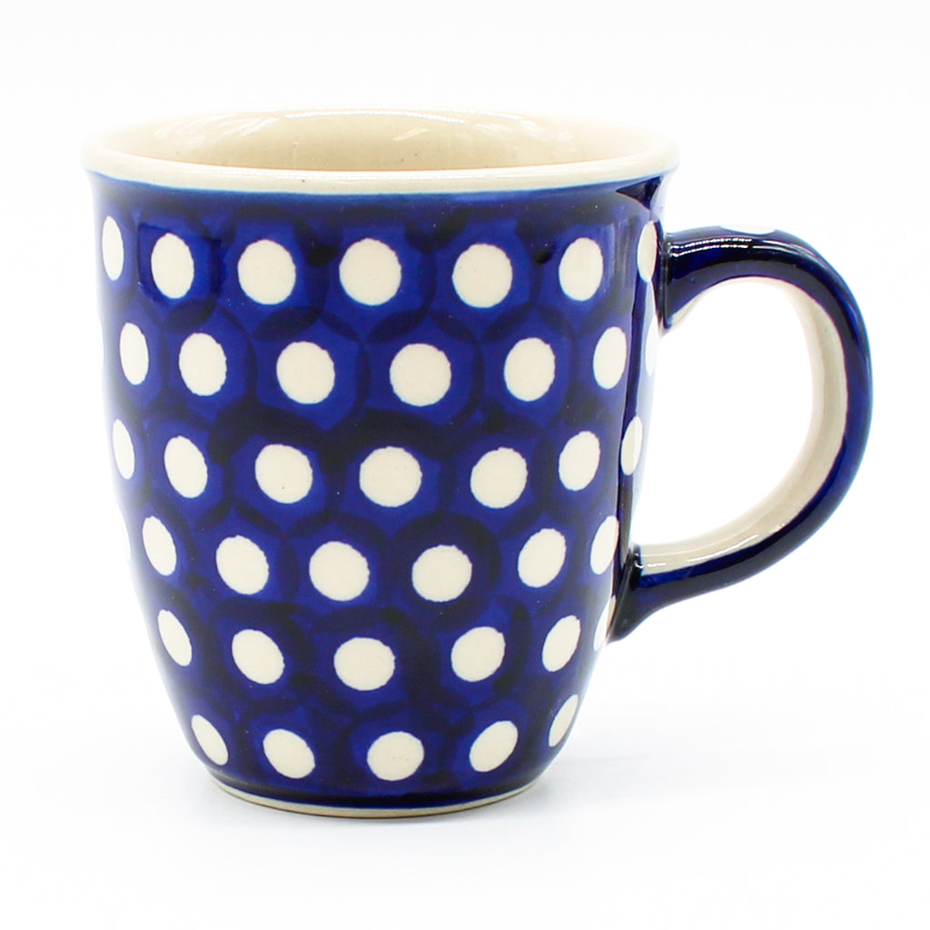 Bistro Cup 10.5 oz in White Polka-Dot