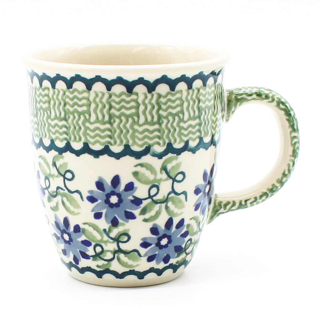 Bistro Cup 10.5 oz in Blue & Green Flowers