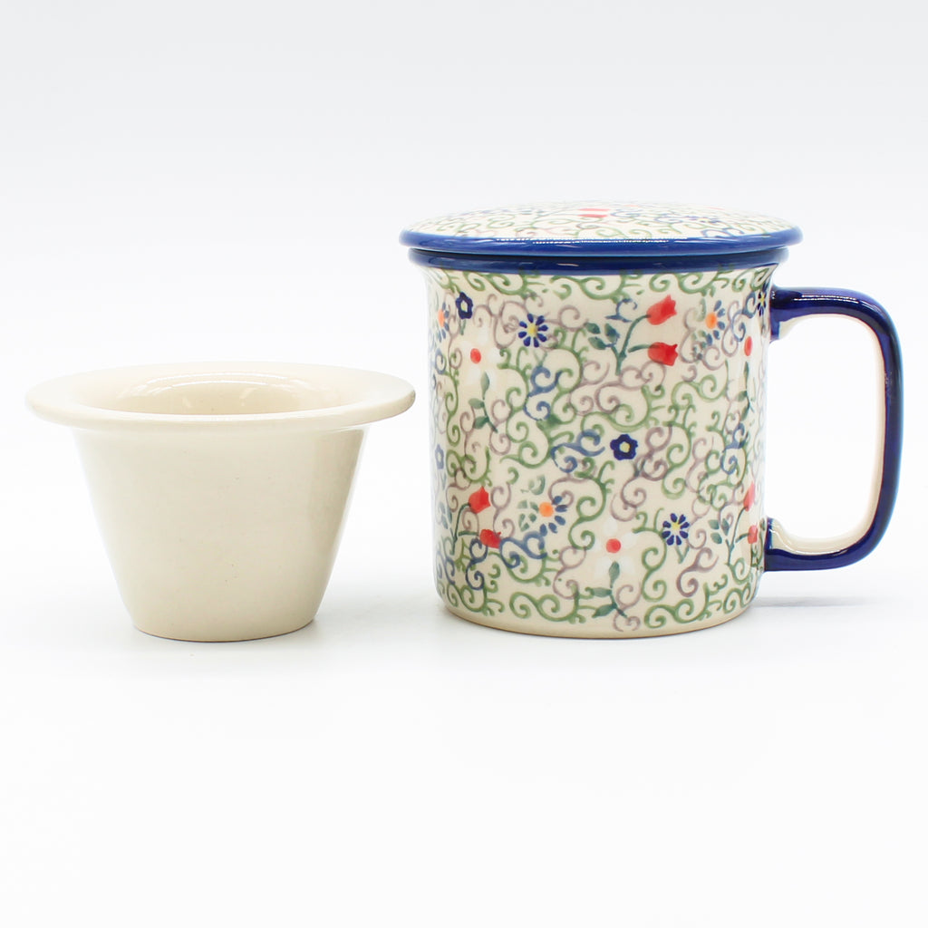 Straight Cup w/Infuser & Cover 12 oz in Early Spring