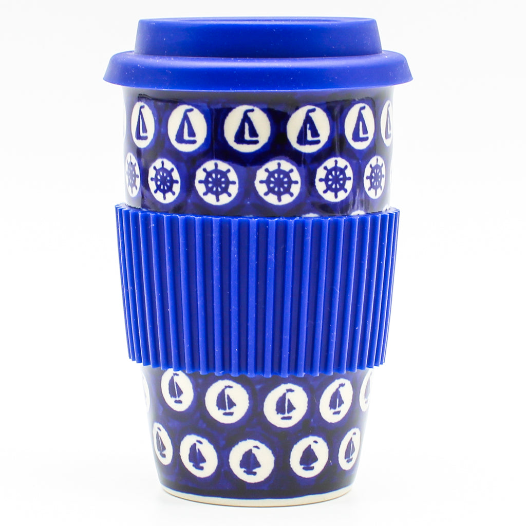 Travel Cup 14 oz in Nautical Blue