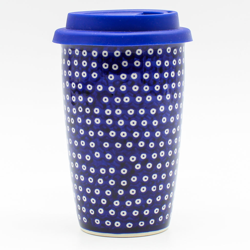 Travel Cup 14 oz in Blue Elegance