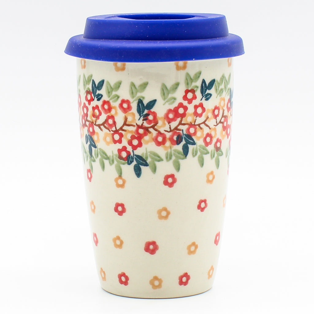 Travel Cup 14 oz in Tiny Flowers