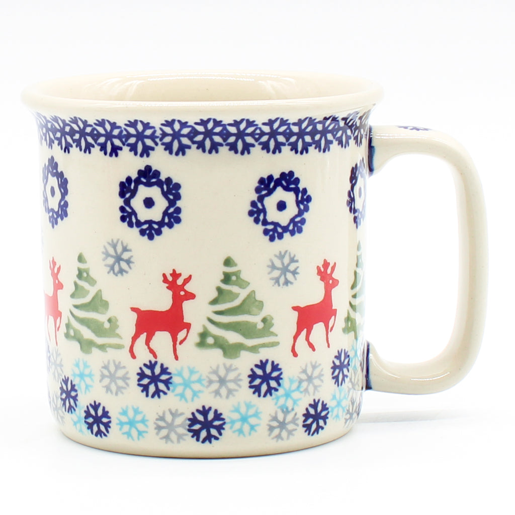 Straight Cup 12 oz in Winter Reindeer