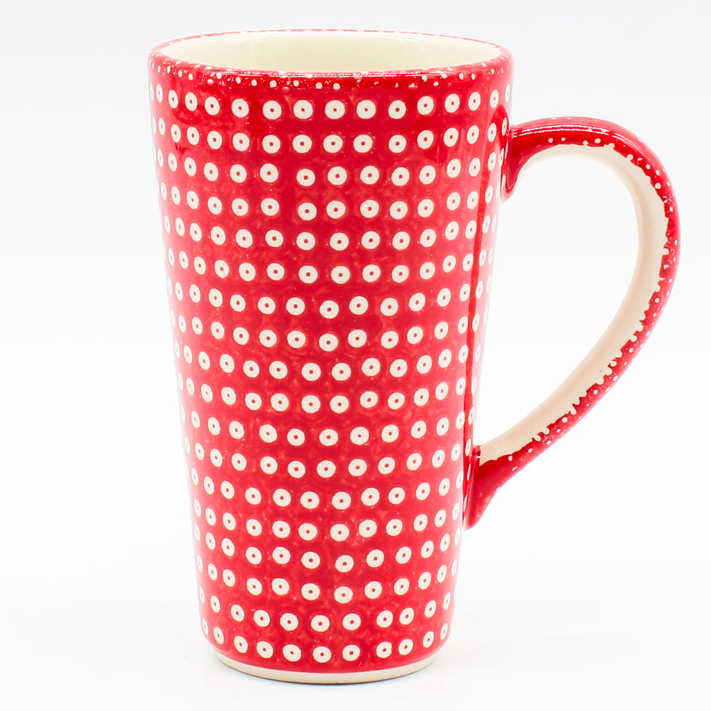 Tall Cup 12 oz in Red Elegance