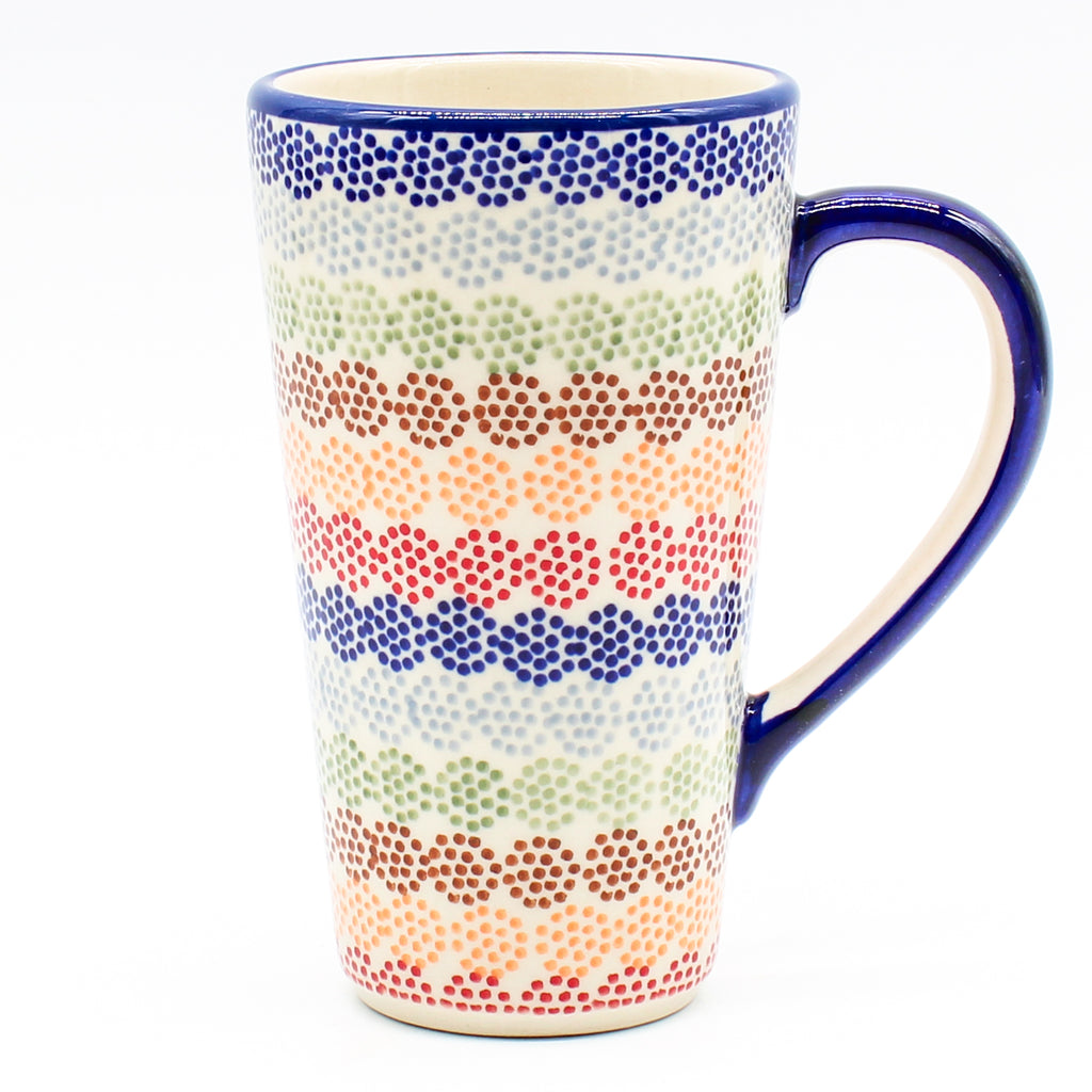 Tall Cup 12 oz in Modern Dots