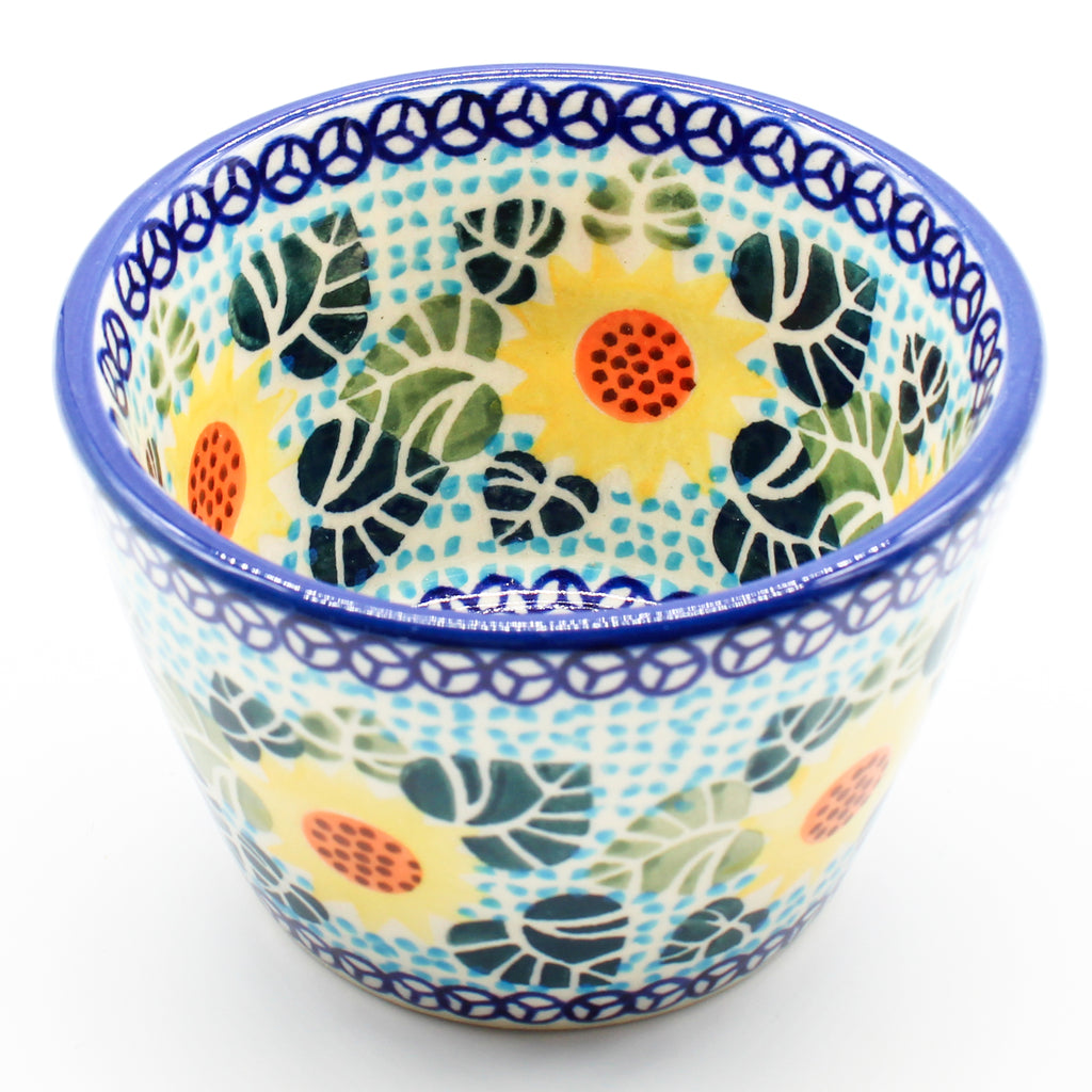 Party Platter Bowl 8 oz in Ukrainian Sunflower