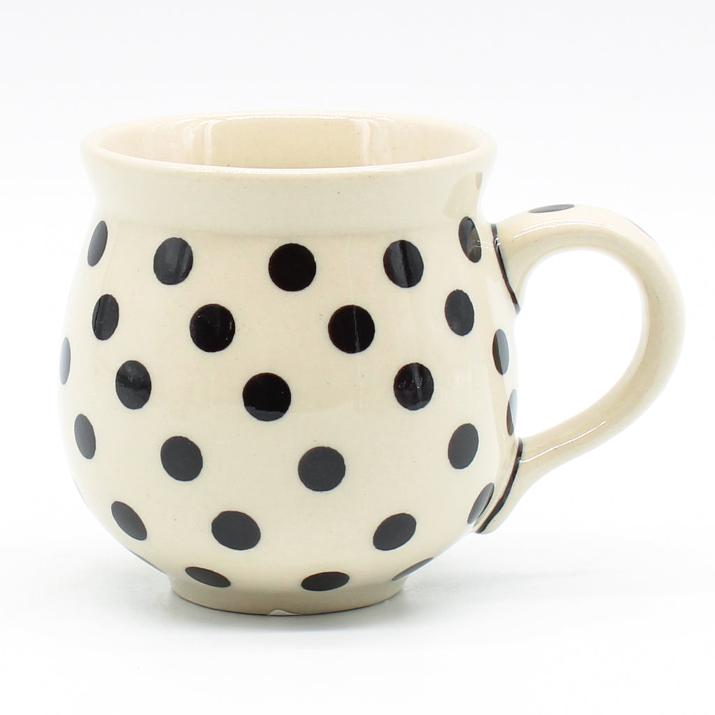 Lady's Cup 10.5 oz in Black Polka-Dot