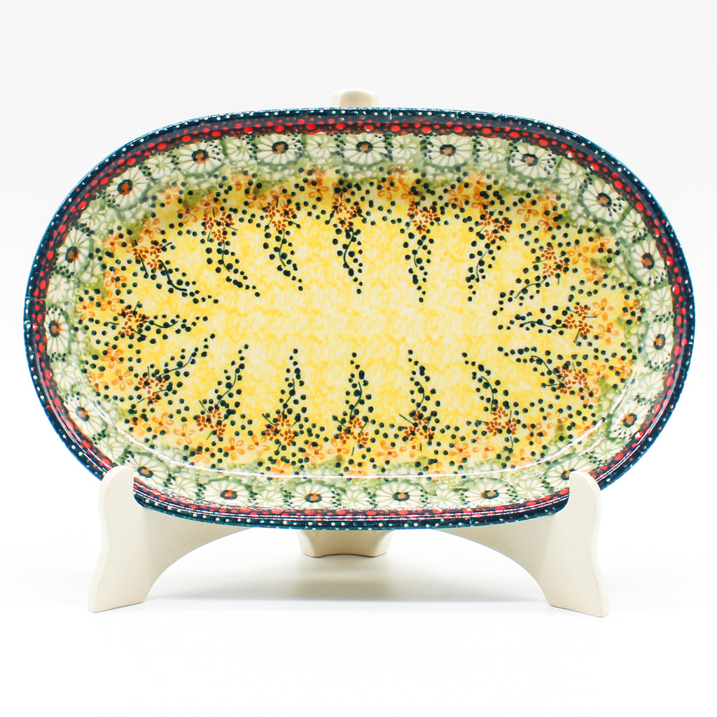 Sm Oval Platter in Cottage Decor