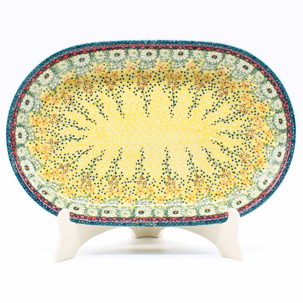 Md Oval Platter in Cottage Decor