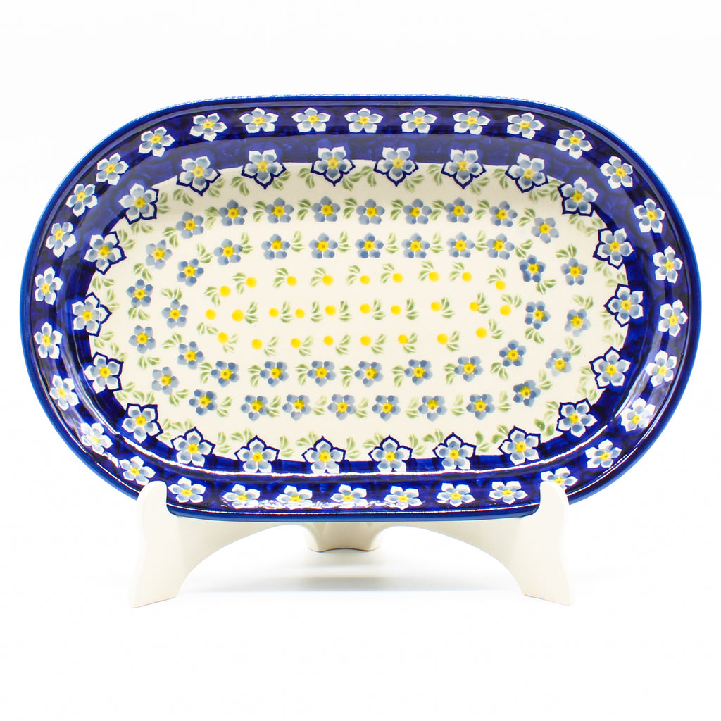 Md Oval Platter in Periwinkle