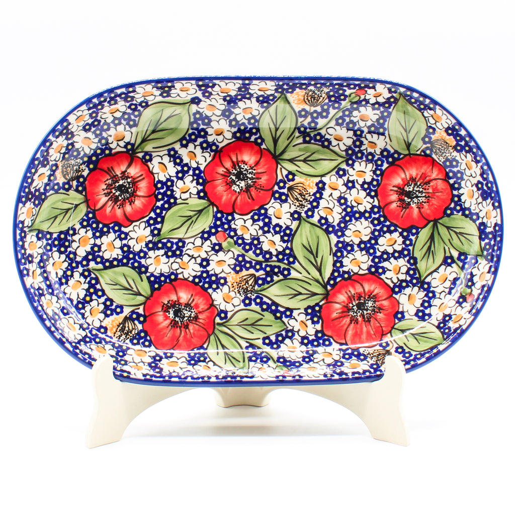 Md Oval Platter in Endless Garden