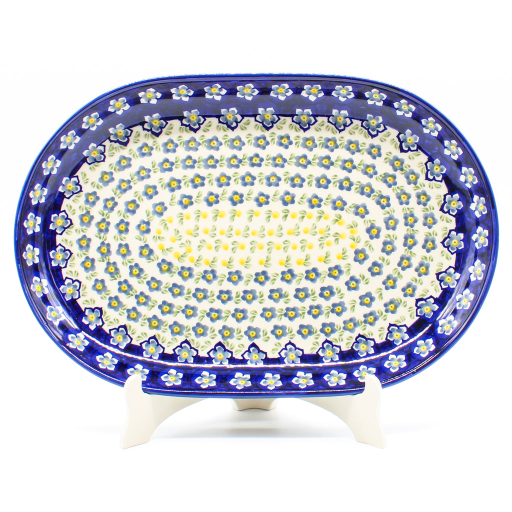 Lg Oval Platter in Periwinkle