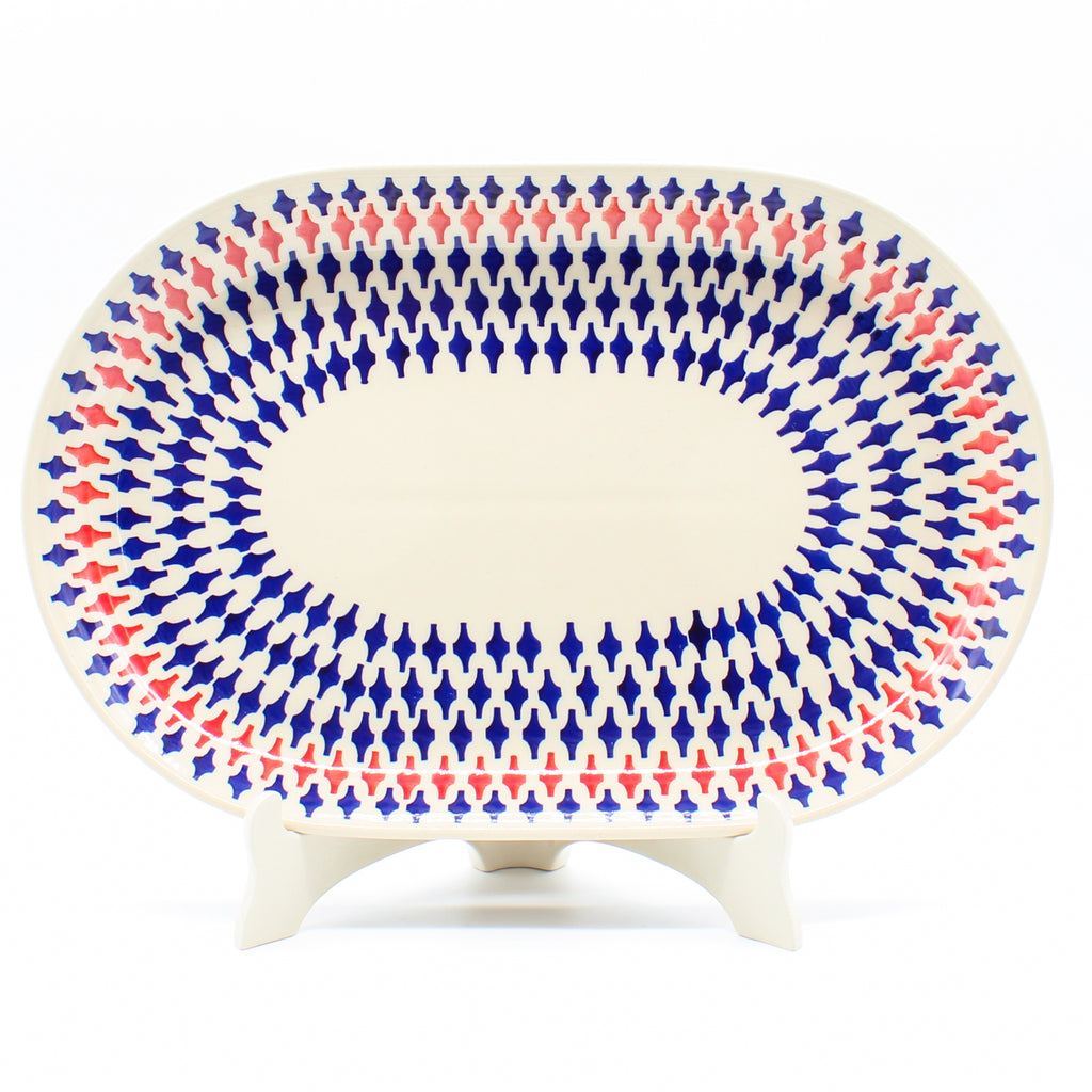 Lg Oval Platter in The Sixties