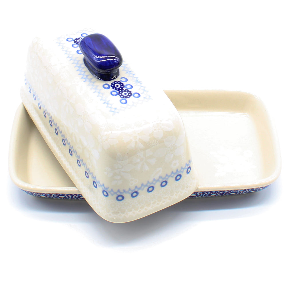 Butter Dish in Delicate Blue