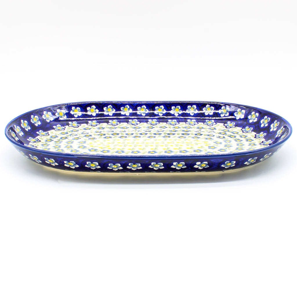 Lg Oval Platter in Periwinkle